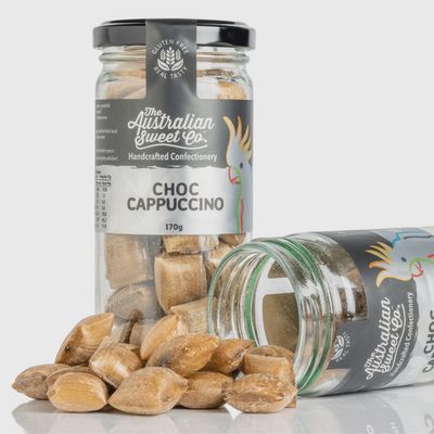 Choc Cappuccino Rock Candy - 170g jar