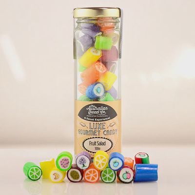 Fruit Salad Luxe Rock Candy - 100g jar