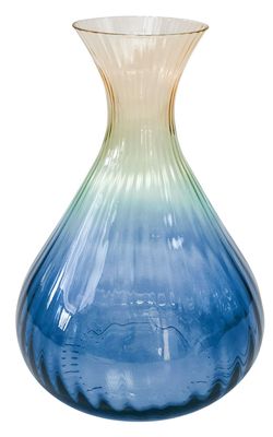 Ellie Ombre 2L Decanter Amber &amp; Blue