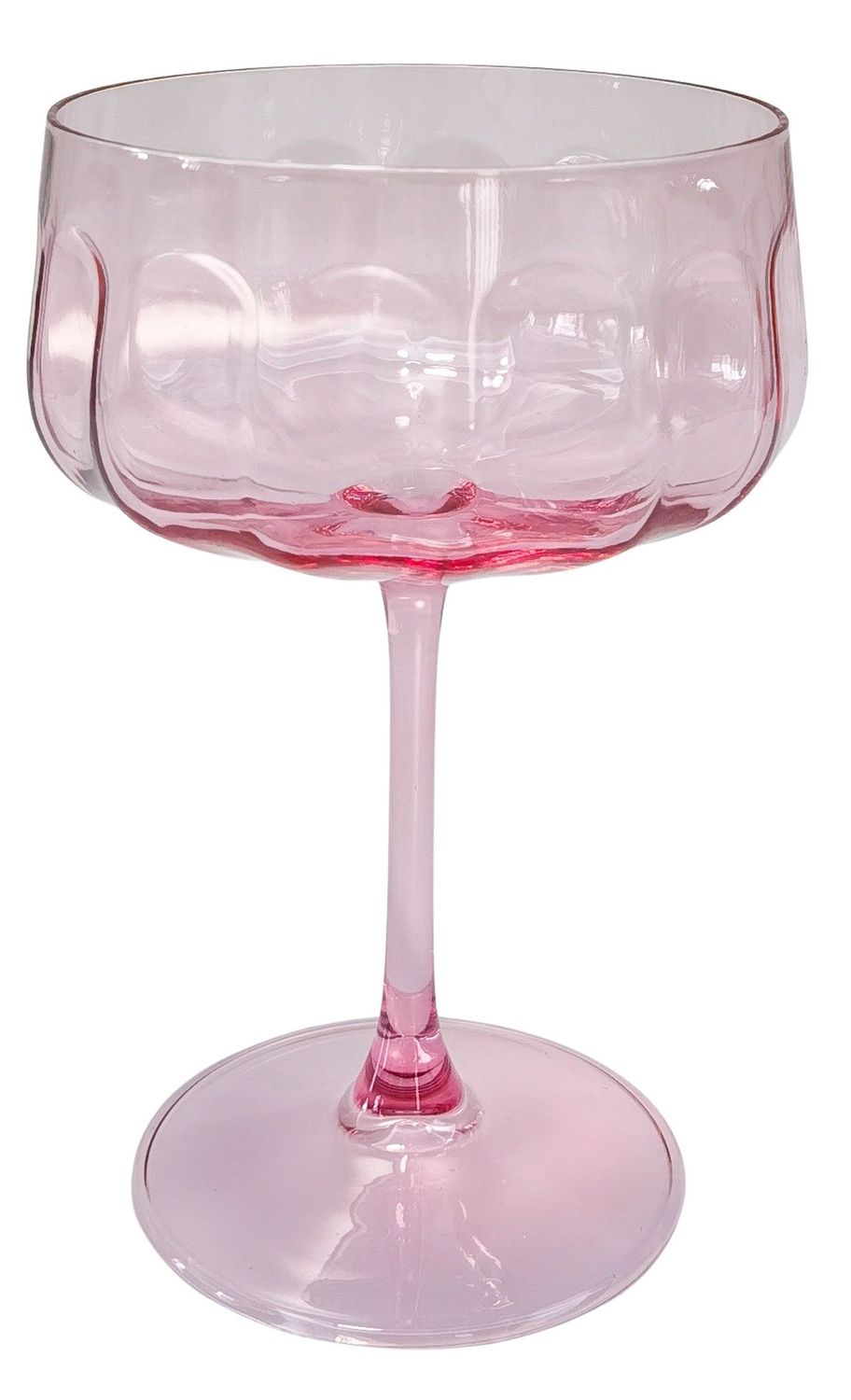 Tillie Coupe Glass Pink 16cm