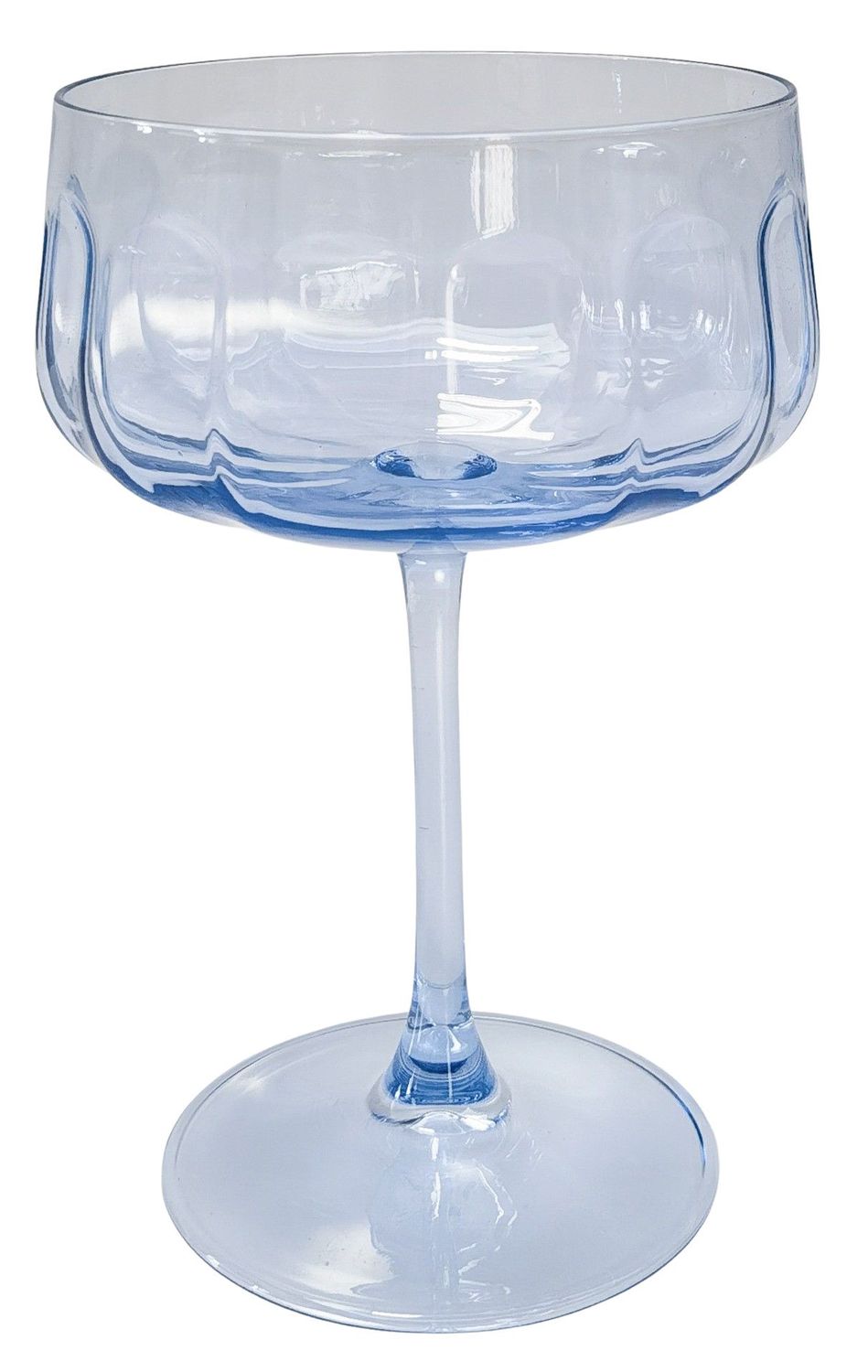 Tillie Coupe Glass Blue 16cm