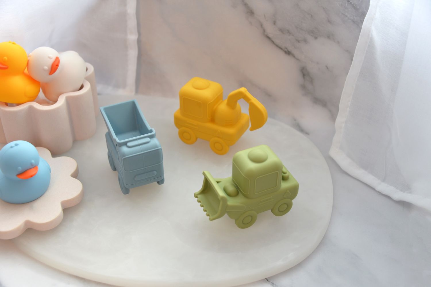 Silicone Squeeze Bath Toy - Truck