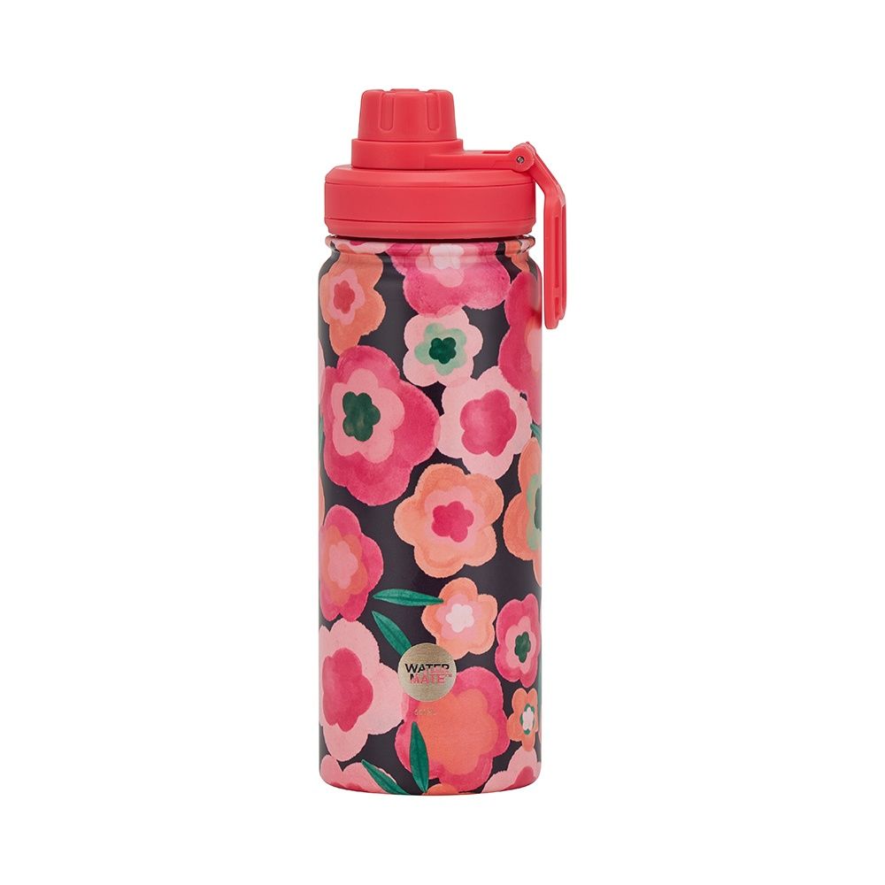 Watermate Drink Bottle - 550ml - Midnight Bloom