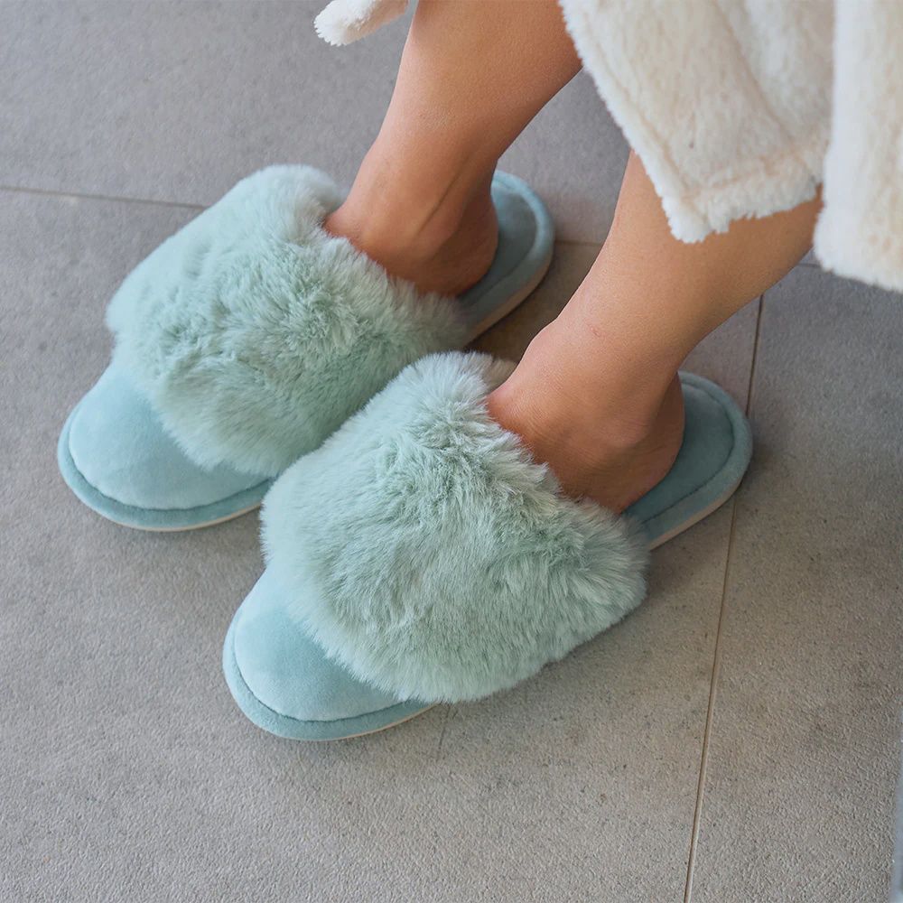 Slippers - Cosy Luxe - Mist Green