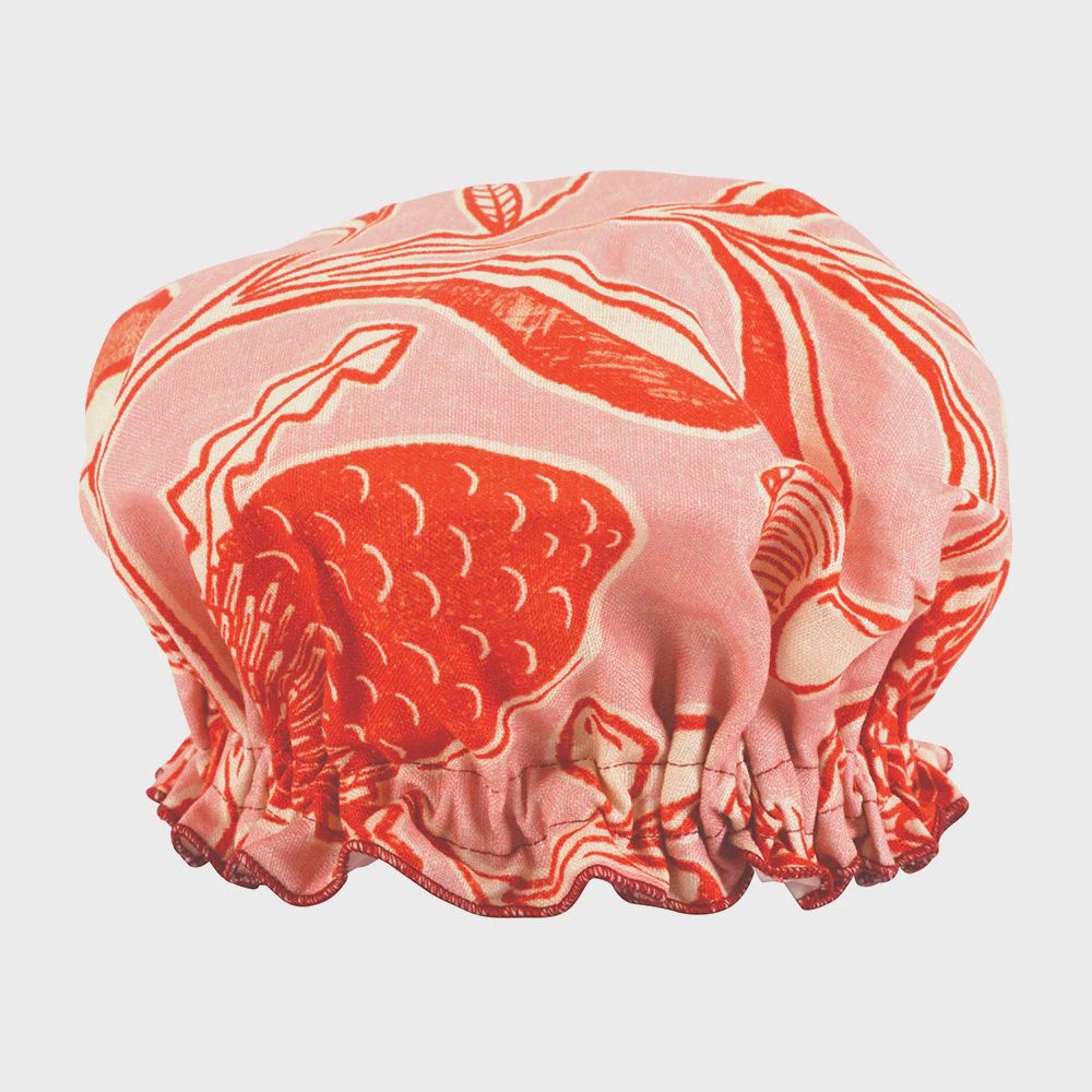 Shower Cap - Linen, Style: Trailing Natives