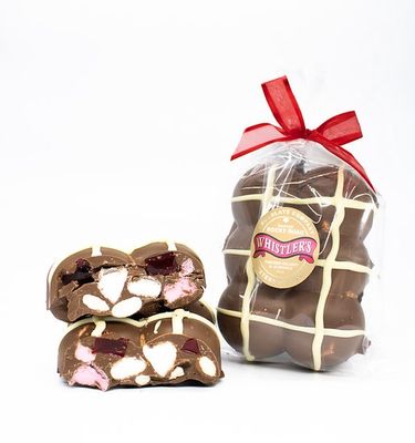 Rocky Road Hot Cross Buns - 350g