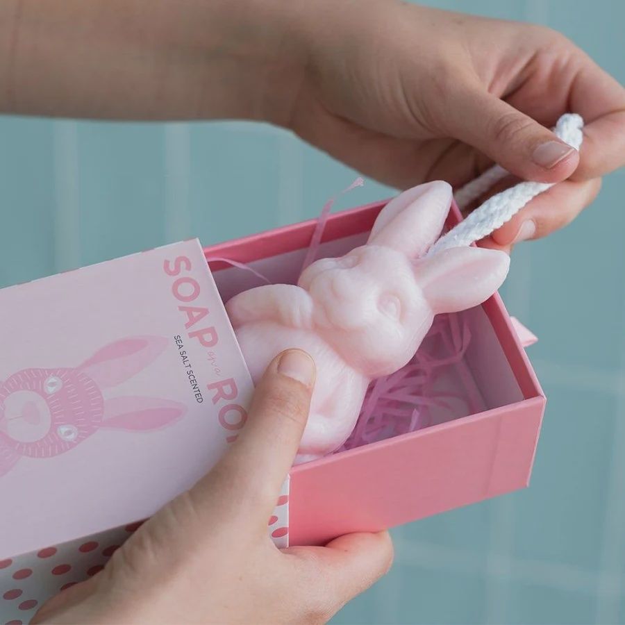 Soap on Rope - Bunny