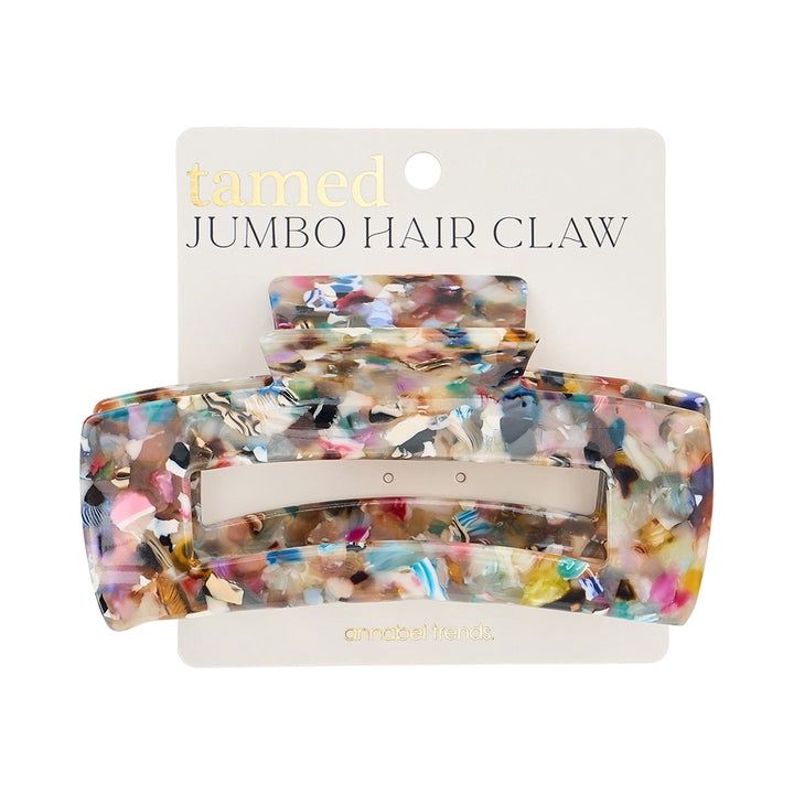 Tamed Jumbo Hair Claw- Gemstone