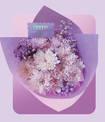 Pastel Petals – Chrysanthemum Bunch