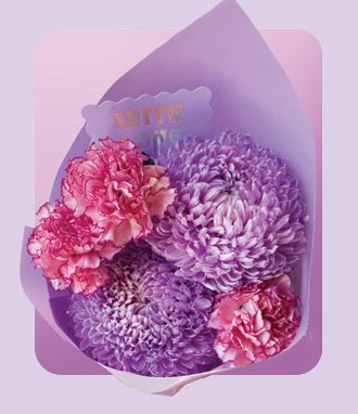 Pastel Petals - Mini Disbud Bunch