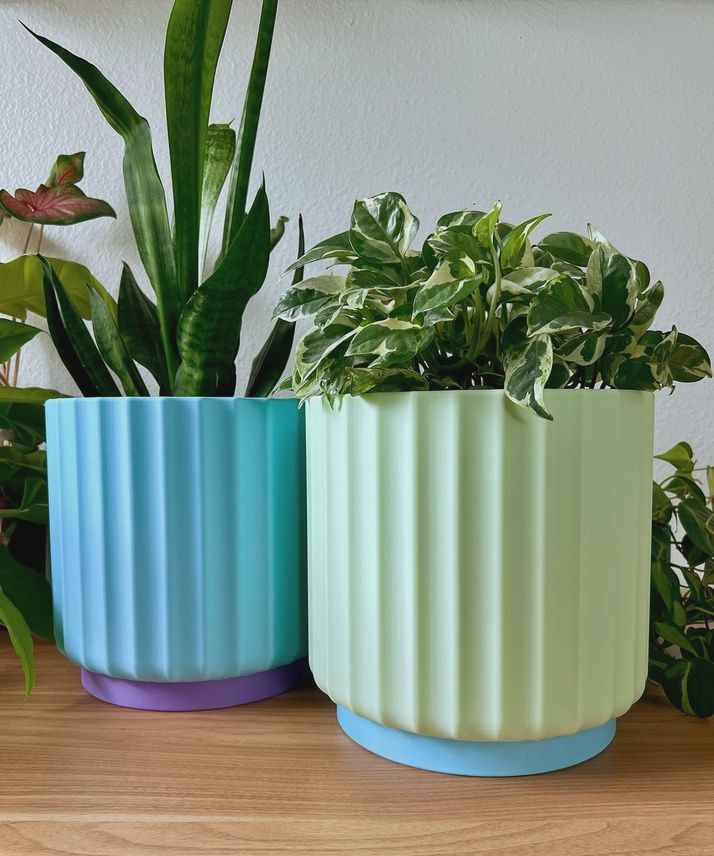 Bold Colorful - 4" Planters