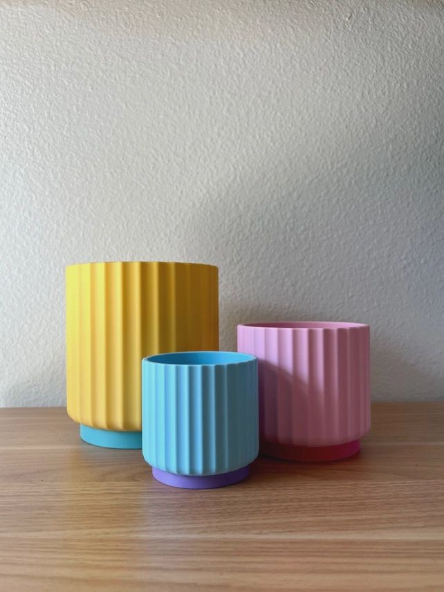 Bold Colorful - 3" Planters