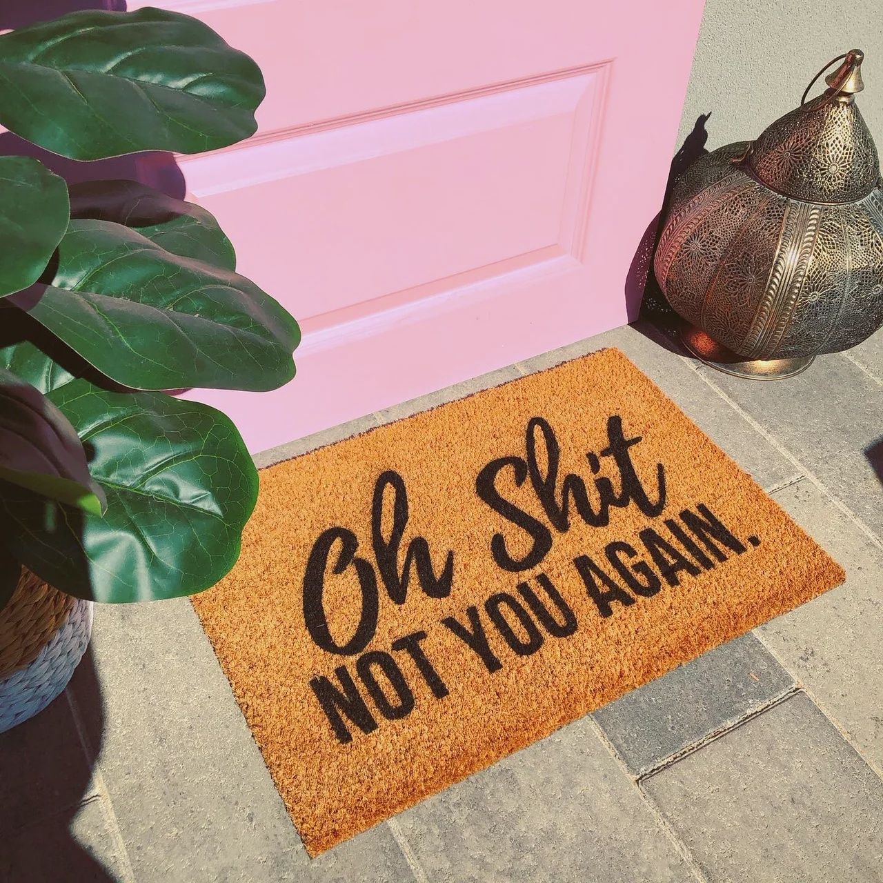 Oh Shit Not You Again - Doormat