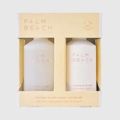 Hand &amp; Body Wash &amp; Lotion Set  - Coconut &amp; Lime