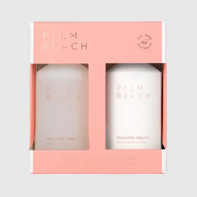 Hand &amp; Body Wash &amp; Lotion Set -Summer Peach