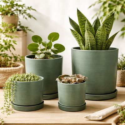 Portland Pot Olive SET 4