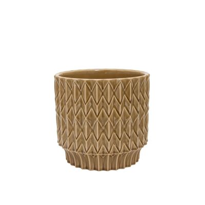 Trippy Planter Large Olive
