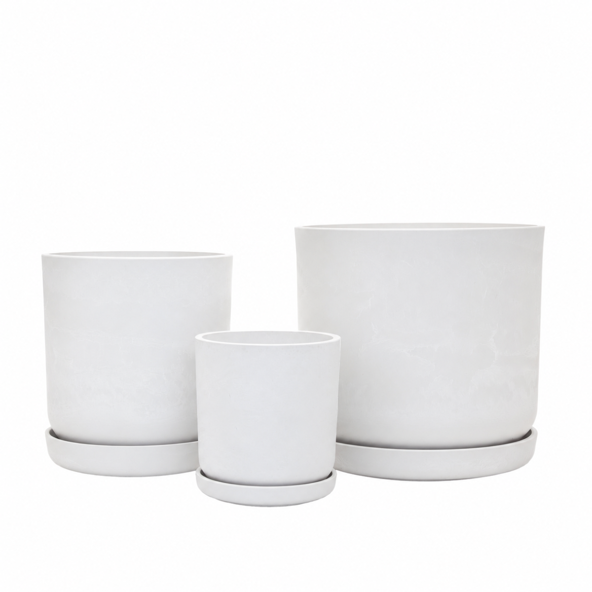 Portland Pot - White Stone
