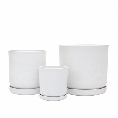 Portland Pot - White Stone