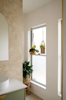 Window Hanging Pole - White