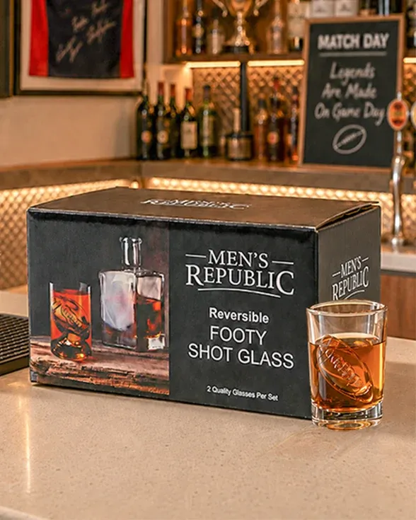 Men's Republic Footy Glassware - Set of 2