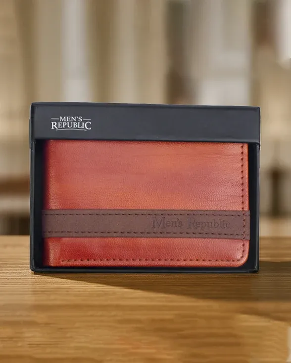 Vegan Leather Wallet - Tan