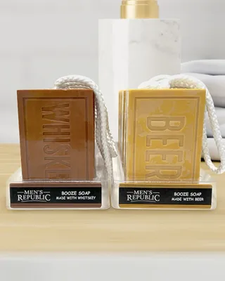 Grooming Booze Soap on a Rope