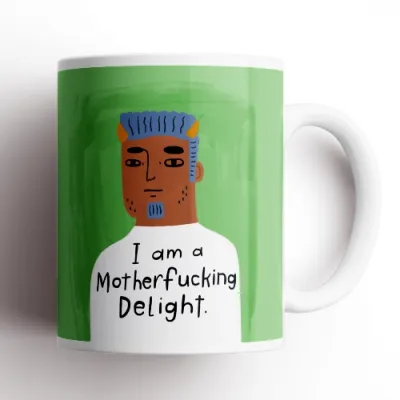 I Am a Motherfucking Delight Ceramic Mug – 375ml