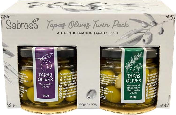 Sabroso 2pk Olives - Manzanilla Olives &amp; Gherkin Stuffed