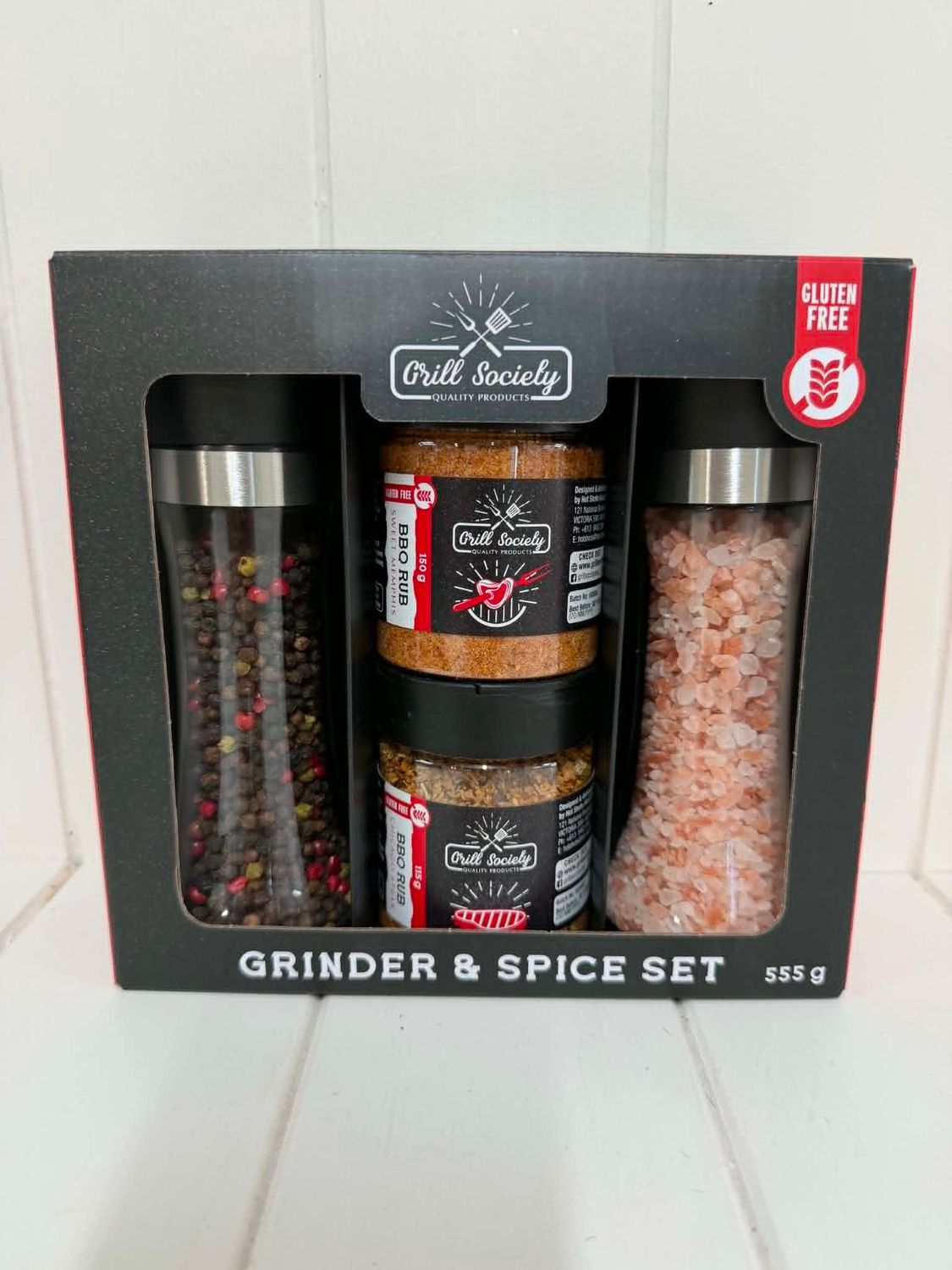Salt Grinder &amp; Spcie Set – 370g