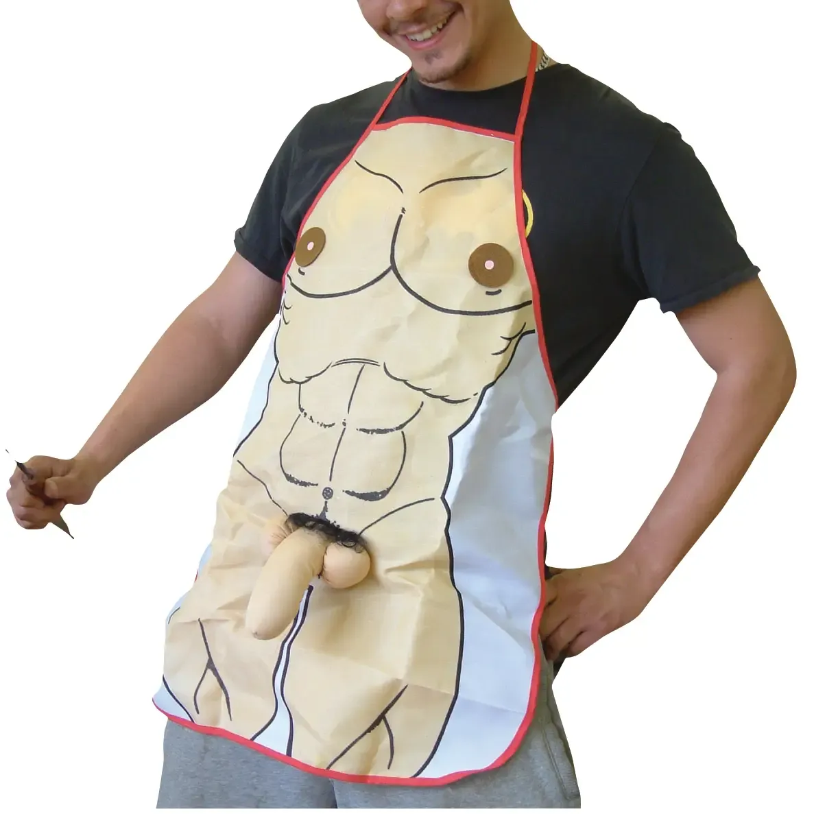 Saucy Male Apron – Novelty Gift for Men