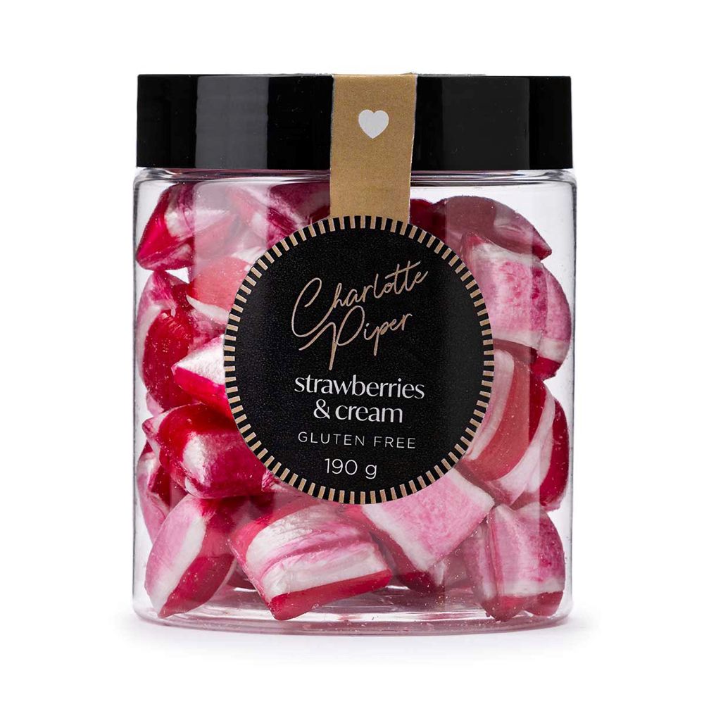 Strawberries &amp; Cream Hard Candy - 190g