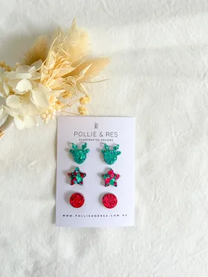 Merry &amp; Bright Christmas Earrings