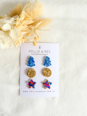 Tinsel &amp; Cheer Christmas Earrings
