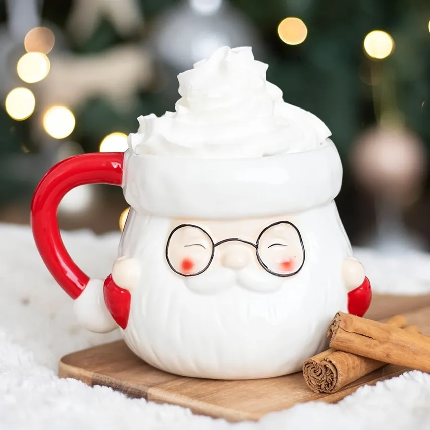 Santa Claus Shaped Mug
