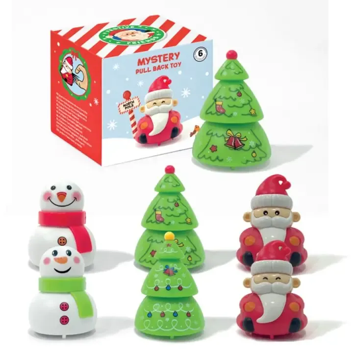 Xmas Pull Back Character Mystery Box Festive Friends