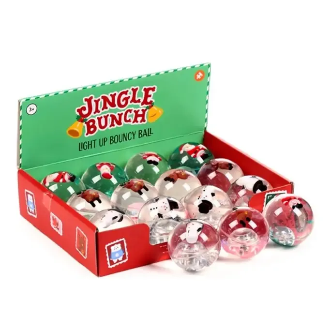 Xmas Jingle Bunch Water Bouncing Flashing Ball
