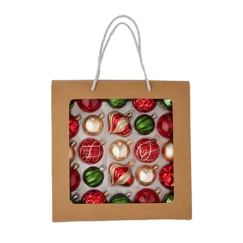 S/25 Traditional Boxed Orn PE 32.5cm Mul