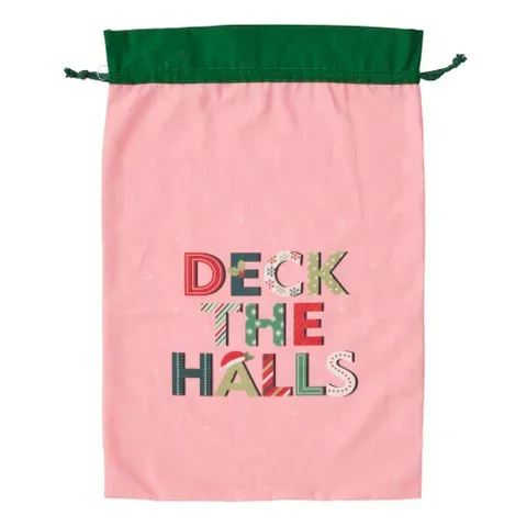 Deck The Halls Christmas Santa Sack