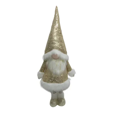 Frankincense Wobbly Christmas Gnome – Gold 80cm