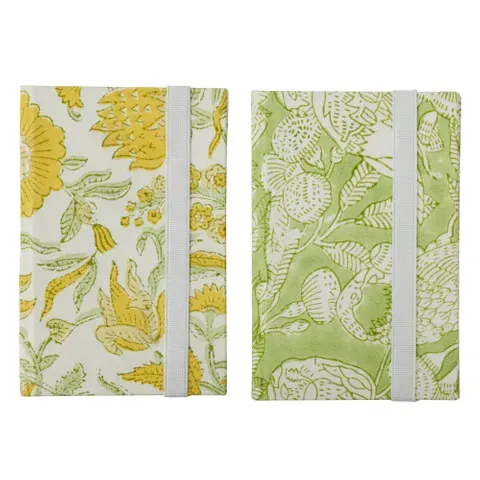 Marigold Block Print Notebook
