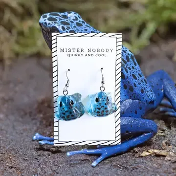 Toad Mini Dangle, Colour: Blue
