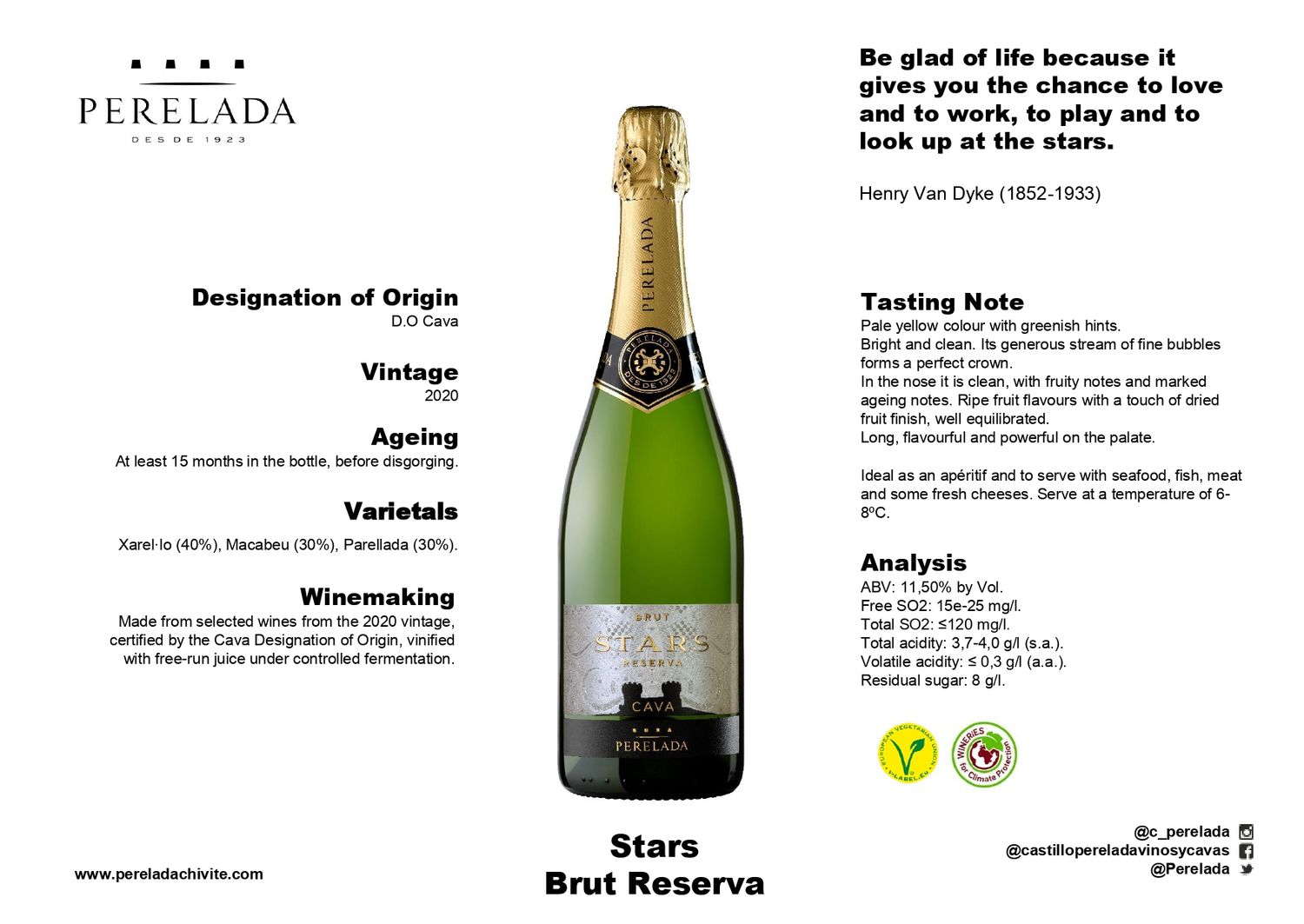 Cava Stars Reserva Brut 2022