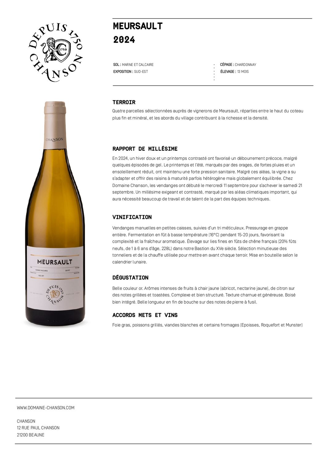 Meursault 2024