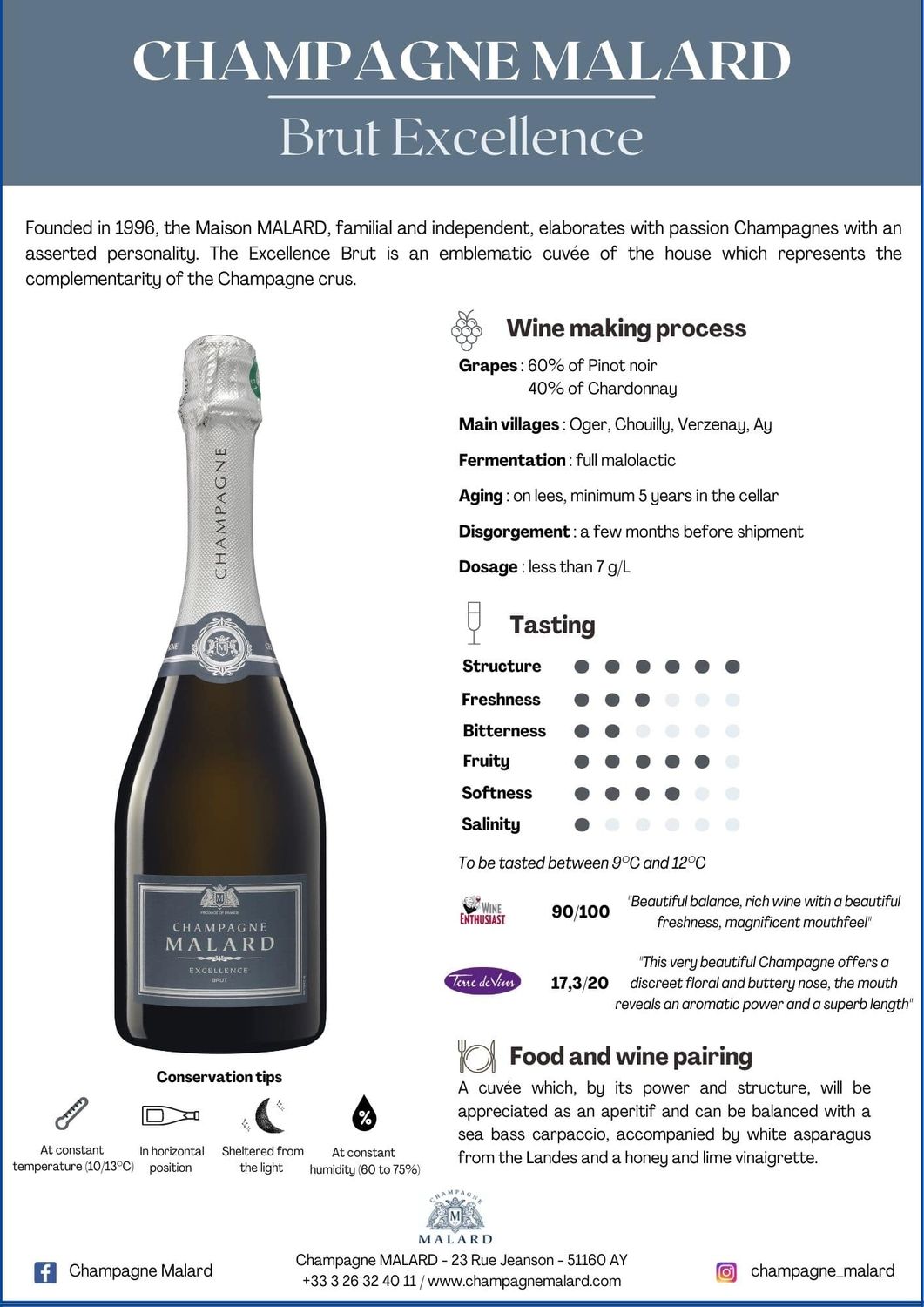 Champagne Malard Excellence Brut