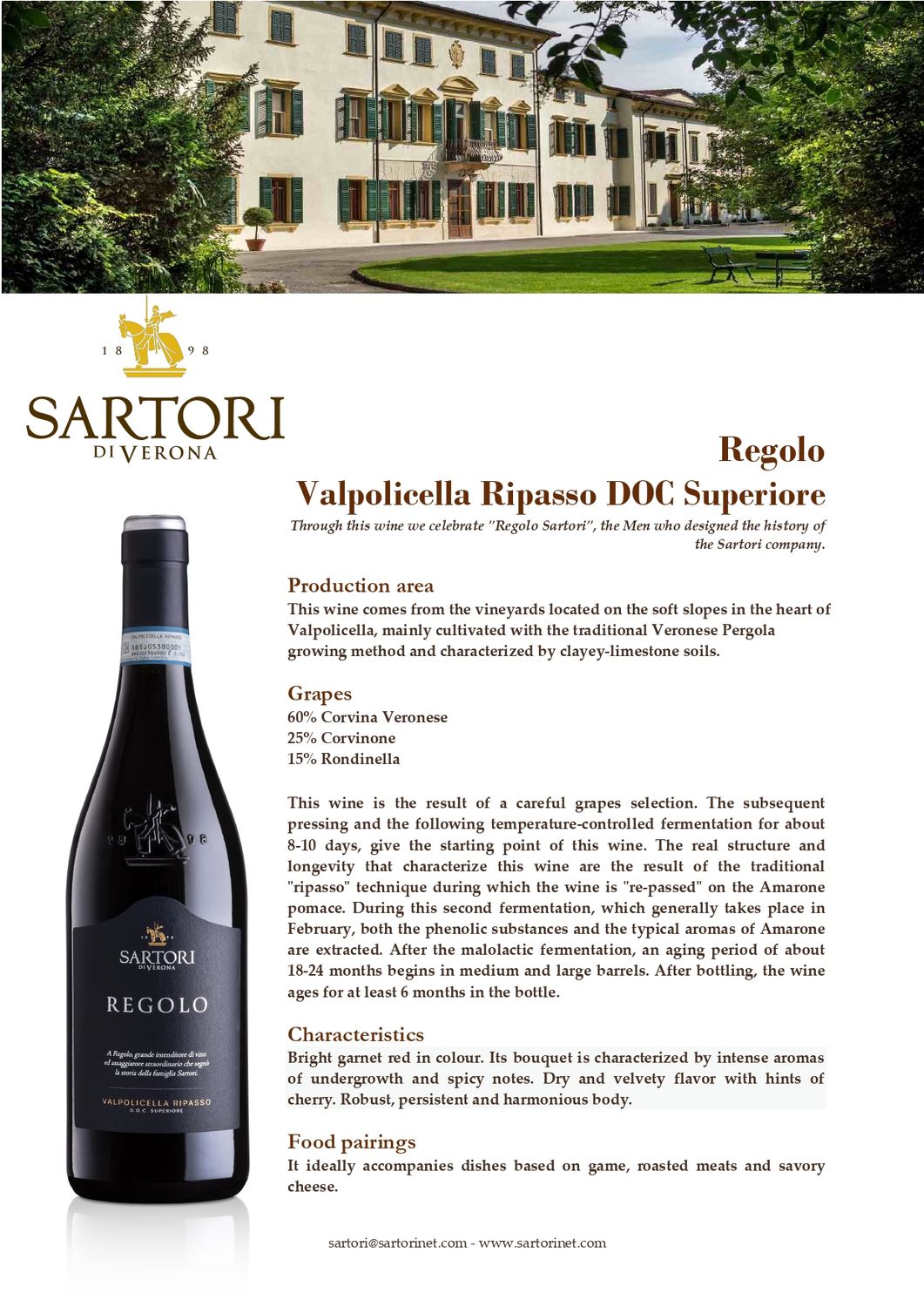 Regolo Valpolicella Ripasso DOC Superoir 2023