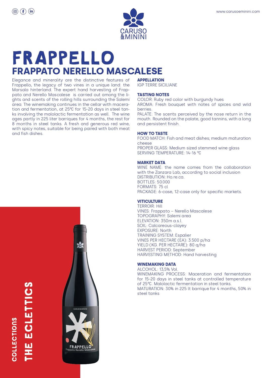 Frappello IGP Siciliane 2024 Caruso &amp; Minini