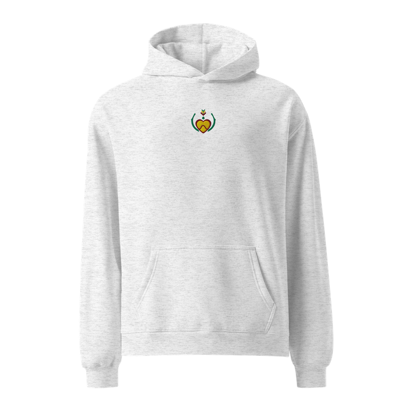 HEART OF ART Nature Hoodie Light Colors (Embroidered Logo)