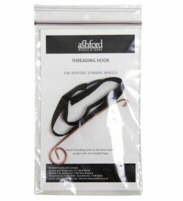 Ashford Threading Hook and Tape - Packaged 1pc