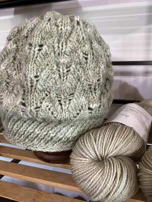 Zion's Hat Knit Kit with Homegrown Tobacco Root Valley Yarn